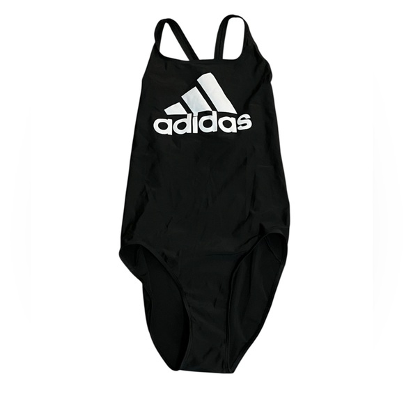 Adidas primeblue classic black and white sport one piece swimsuit - Picture 2 of 9